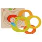 Preview: Schichtenpuzzle Wurm im Apfel